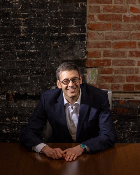 Lee Drutman, smiling